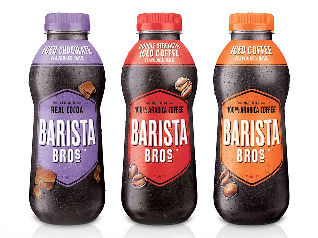 barista bros iced coffee chocolate bottle 500ml