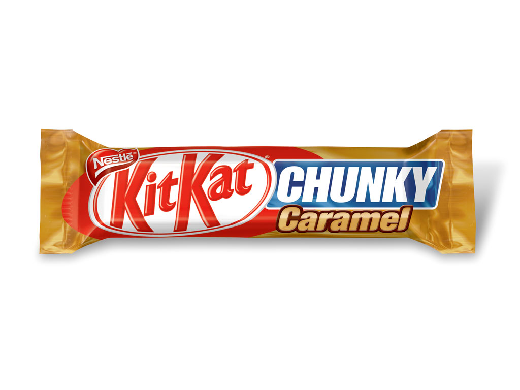 kitkat chunky caramel chocolate