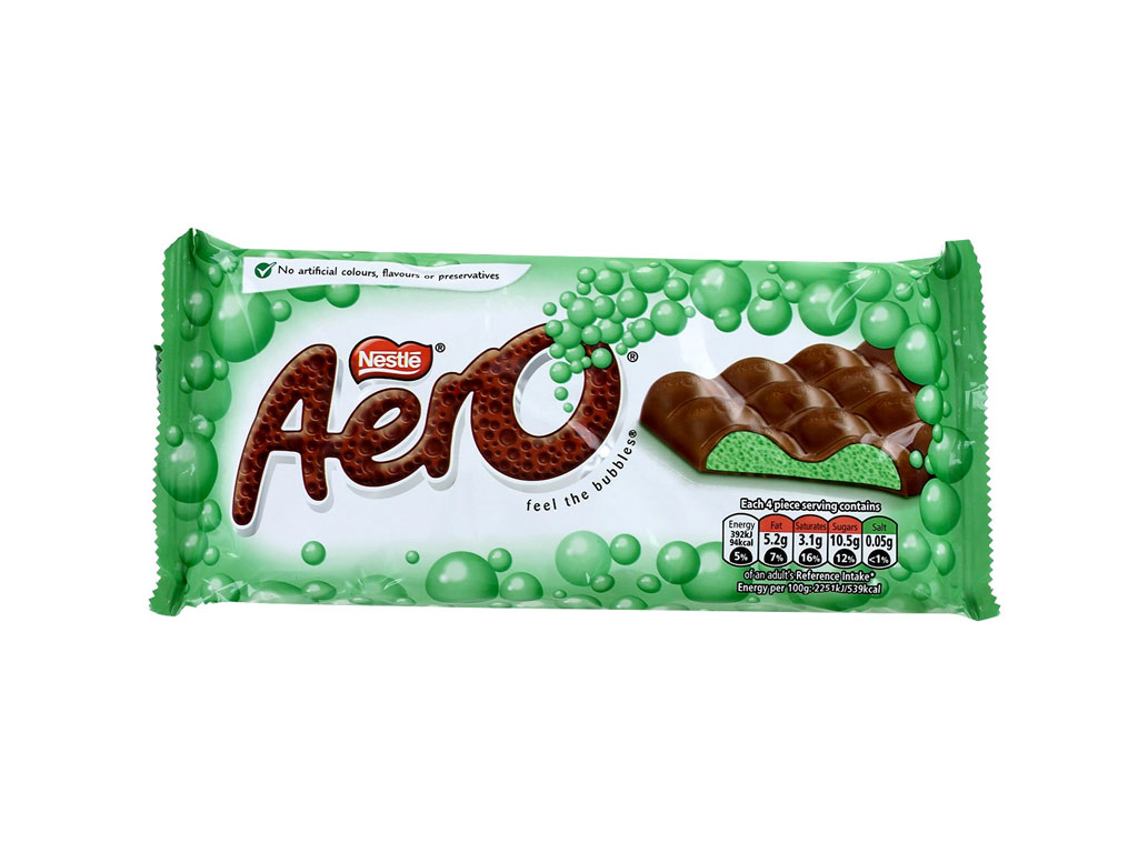 mint aero chocolate